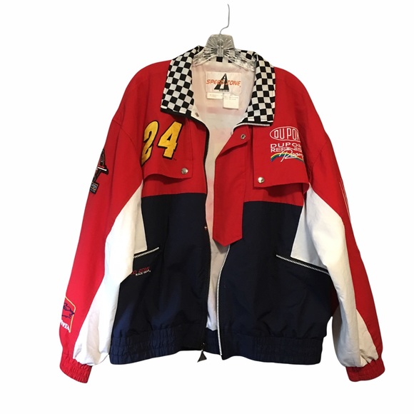 RARE VTG 1995 Jeff Gordon Racing Jacket Nascar Speed Zone XL HTF - Picture 4 of 16